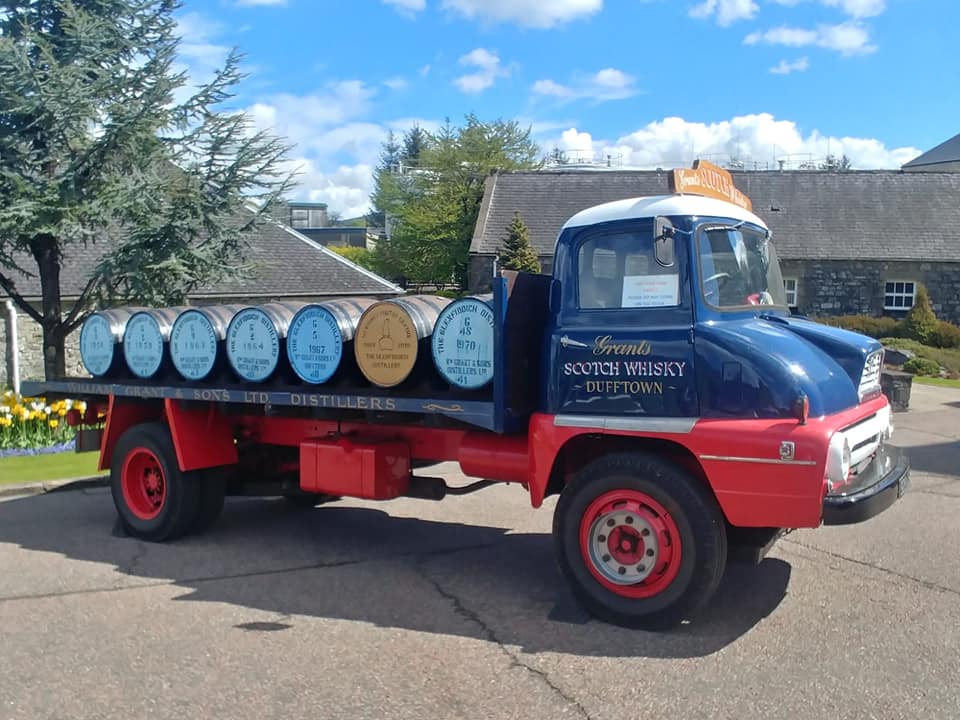 Glenfiddich barrel truck